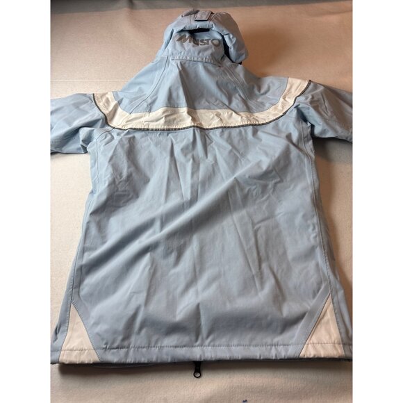 Musto Performance Light Blue Hooded Jacket With Zipper Pockets us4 - Picture 13 of 14
